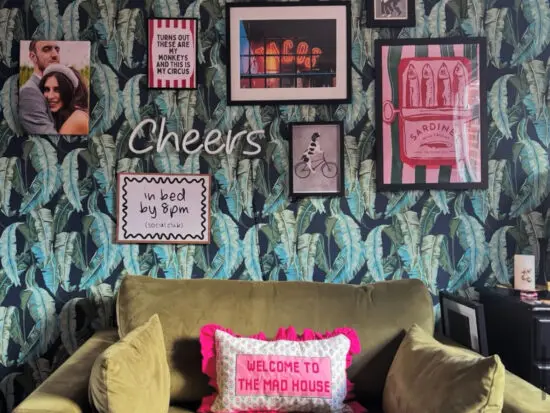 DFS Plush formal back cuddles sofa in Olive Green