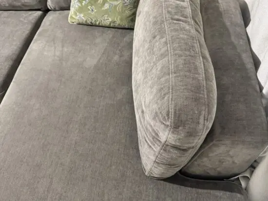 Item from next and gray and corner sofa