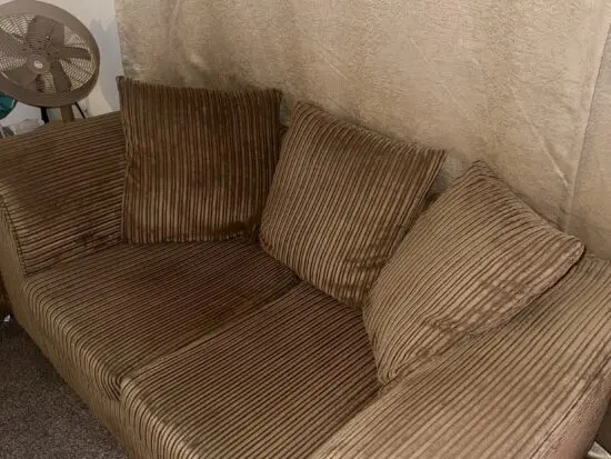 Chicago 3-Seater and 2-Seater Corduroy Sofa Set, (COFFEE, 3+2)