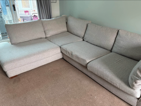 Dfs grey Brandon sofa