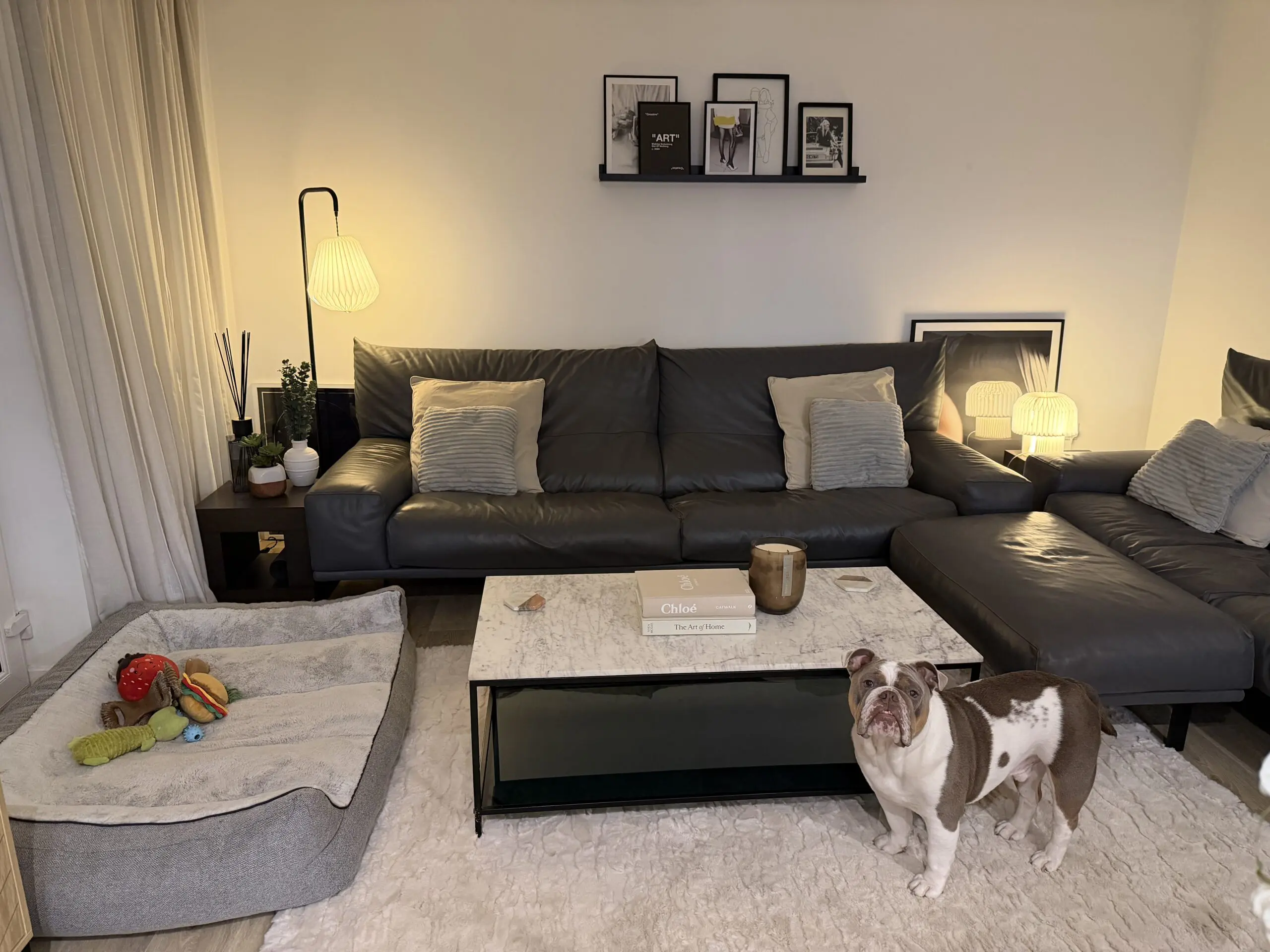 Grey Triss Bolzano Sofa set + ottoman