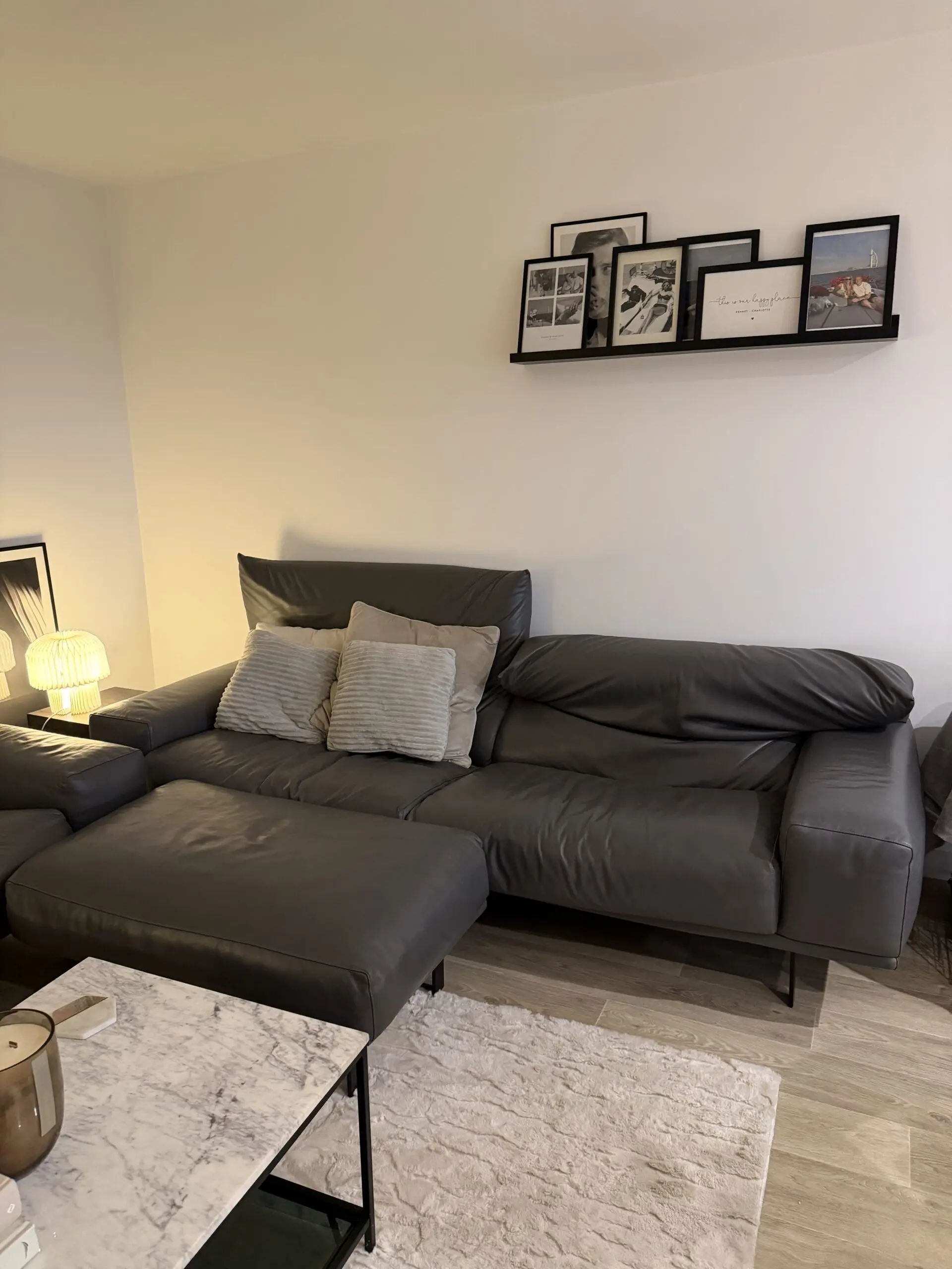 Grey Triss Bolzano Sofa set + ottoman