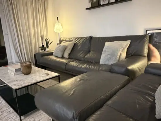 Grey Triss Bolzano Sofa set + ottoman