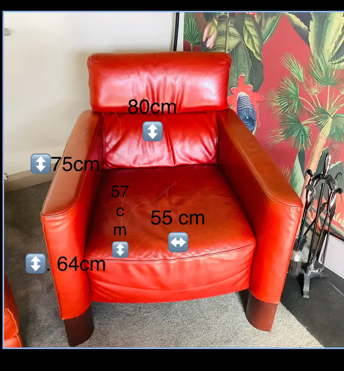 Stunning Natuzzi Oxblood Red Leather Corner Suite and Armchair