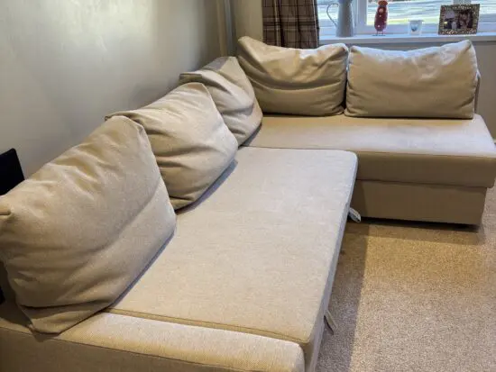 Next corner sofabed with storage