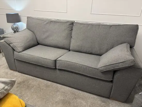 Next Stamford Cotswold Chenille Dark Grey Sofa Set
