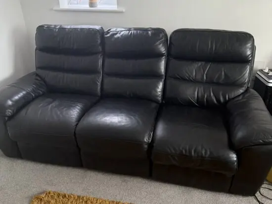 3seater and 2 seater recliner sofas