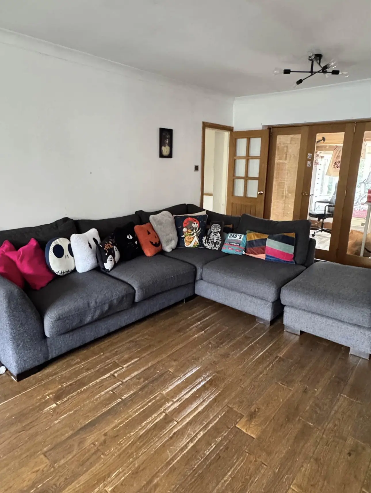 Barker & Stonehouse - Grey L-Shaped Sofa