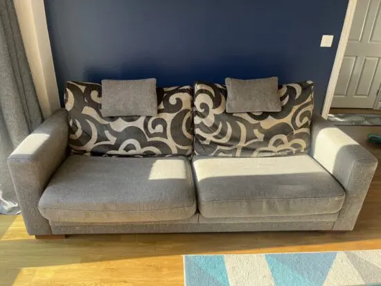 Fama sofa and two armchairs, beautiful condition