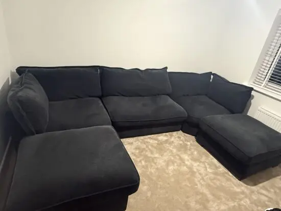 Charcoal Sofa Club Primose U Shape sofa