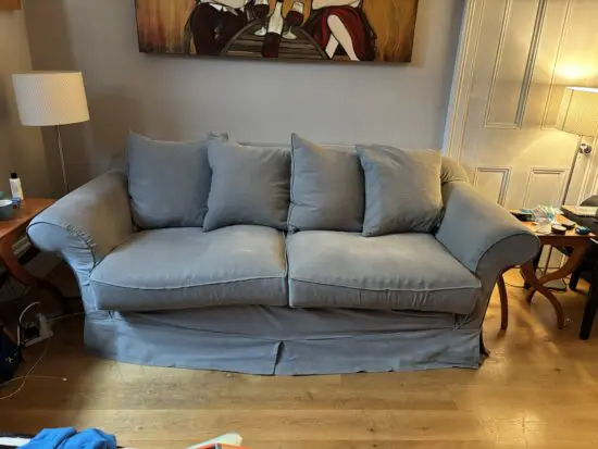 Tetrad light grey 3-seater sofa