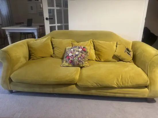 Large loaf yello sofa
