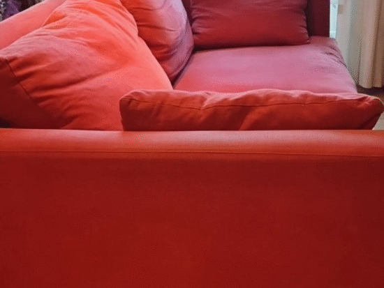 Red Sofa Bed
