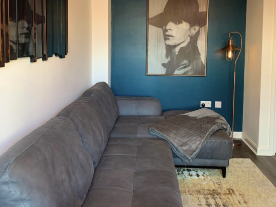 Grey MADE corner Sofa