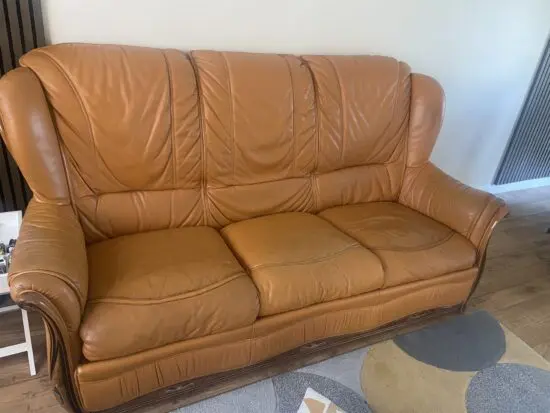 Leather Sofa Set 3 + 1 seater