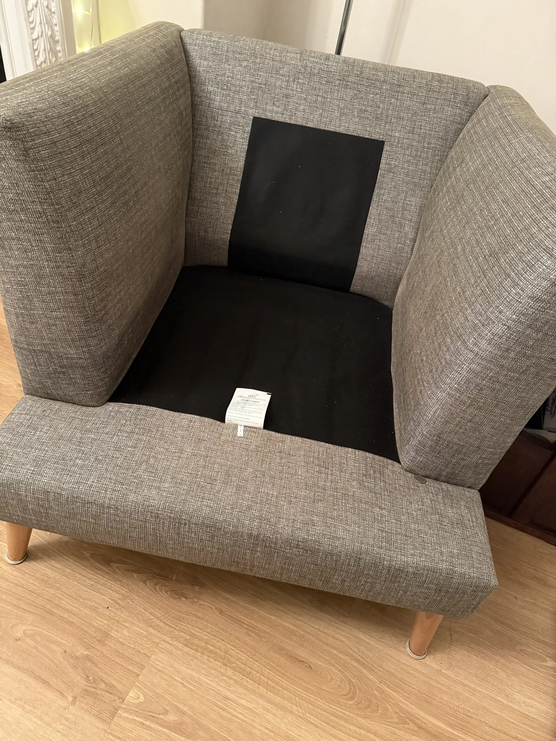 DFS Zeus - Khaki Combina (Green/natural) 4 seater sofa and chair