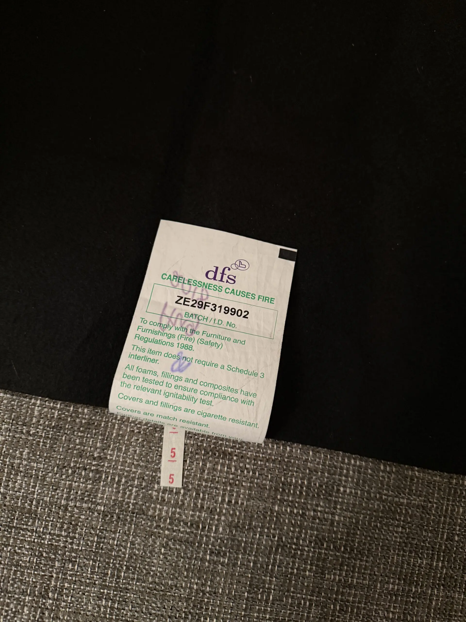 DFS Zeus - Khaki Combina (Green/natural) 4 seater sofa and chair