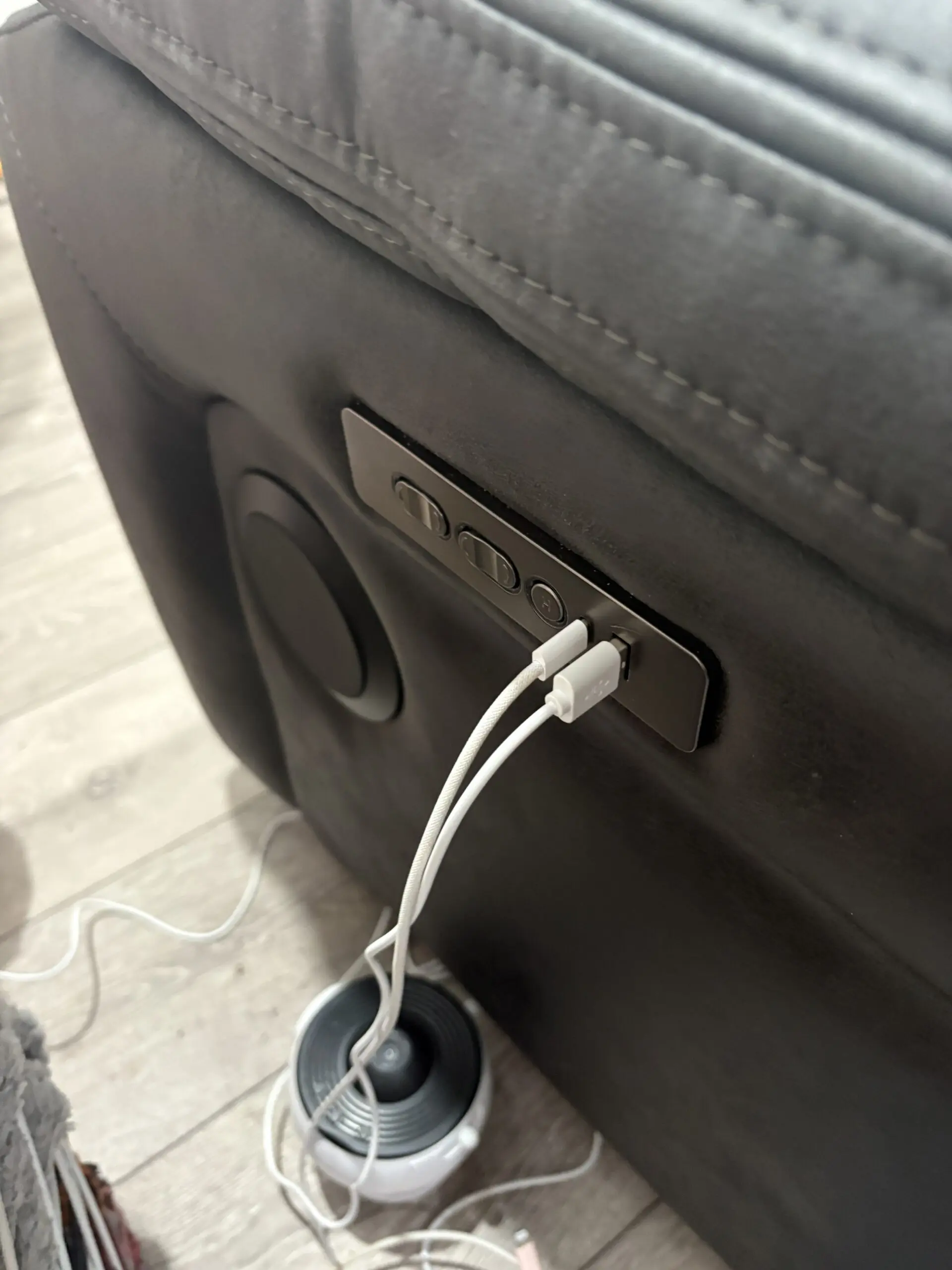 DFS Pierson 2 Seater Music Power Recliner with Console