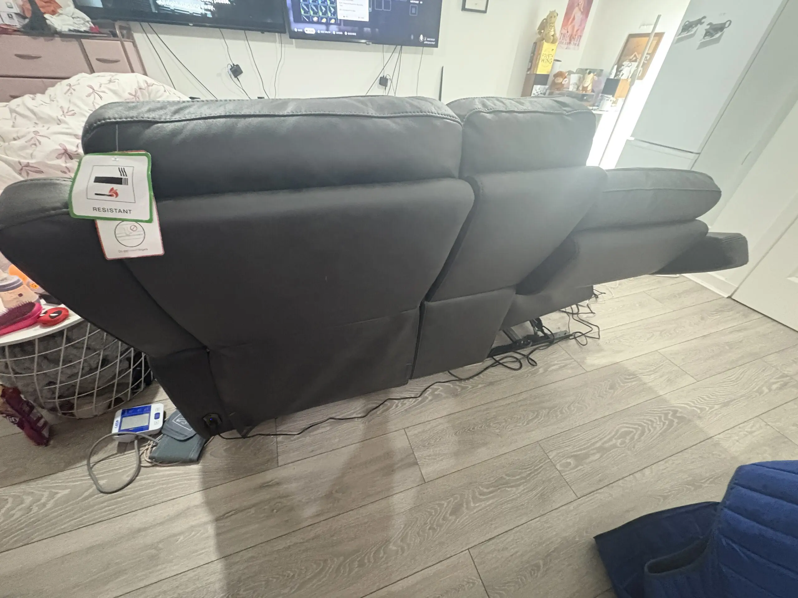 DFS Pierson 2 Seater Music Power Recliner with Console