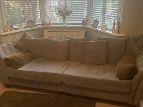 Large grey sofa