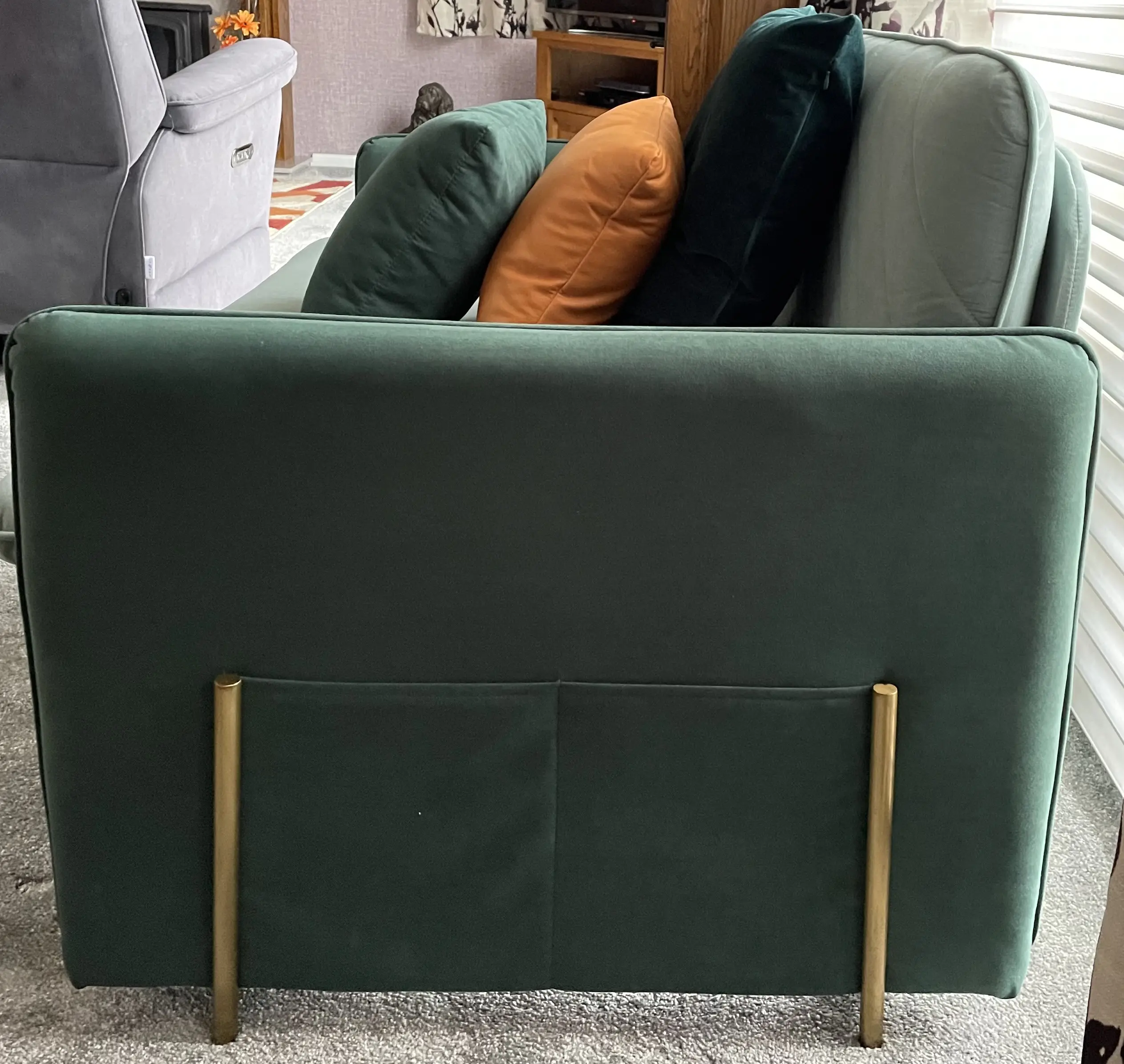 Modern green sofa bed