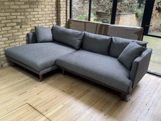 Joybird Lewis Sectional in Cody Slate