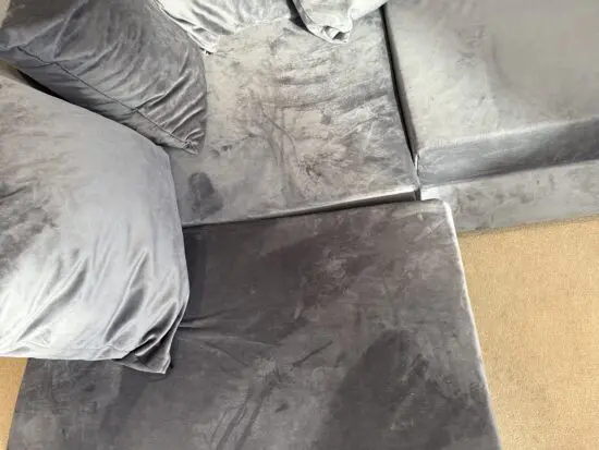 Grey corner sofa