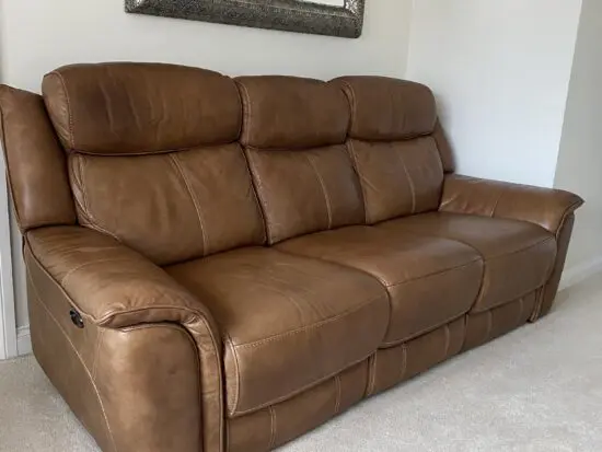 3 seater & 2 seater leather electric recliner with usb chargers