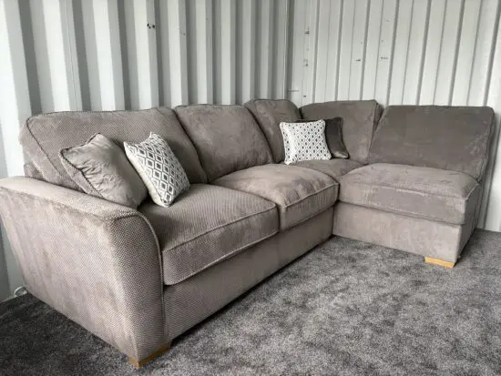 Brand new oak furniture land Nebraska corner sofa