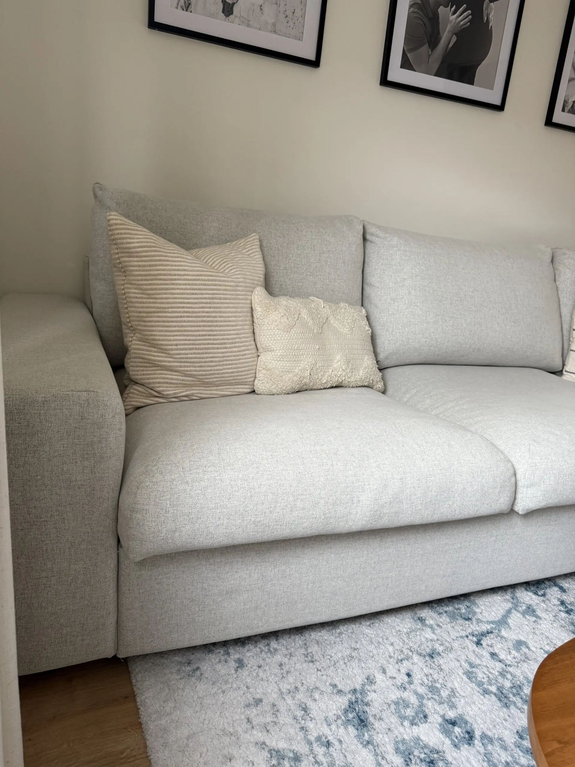 VIMLE 3-seat sofa-bed, Gunnared beige