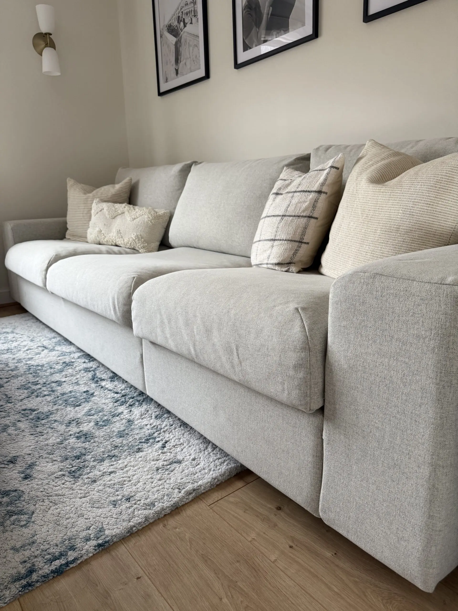 VIMLE 3-seat sofa-bed, Gunnared beige