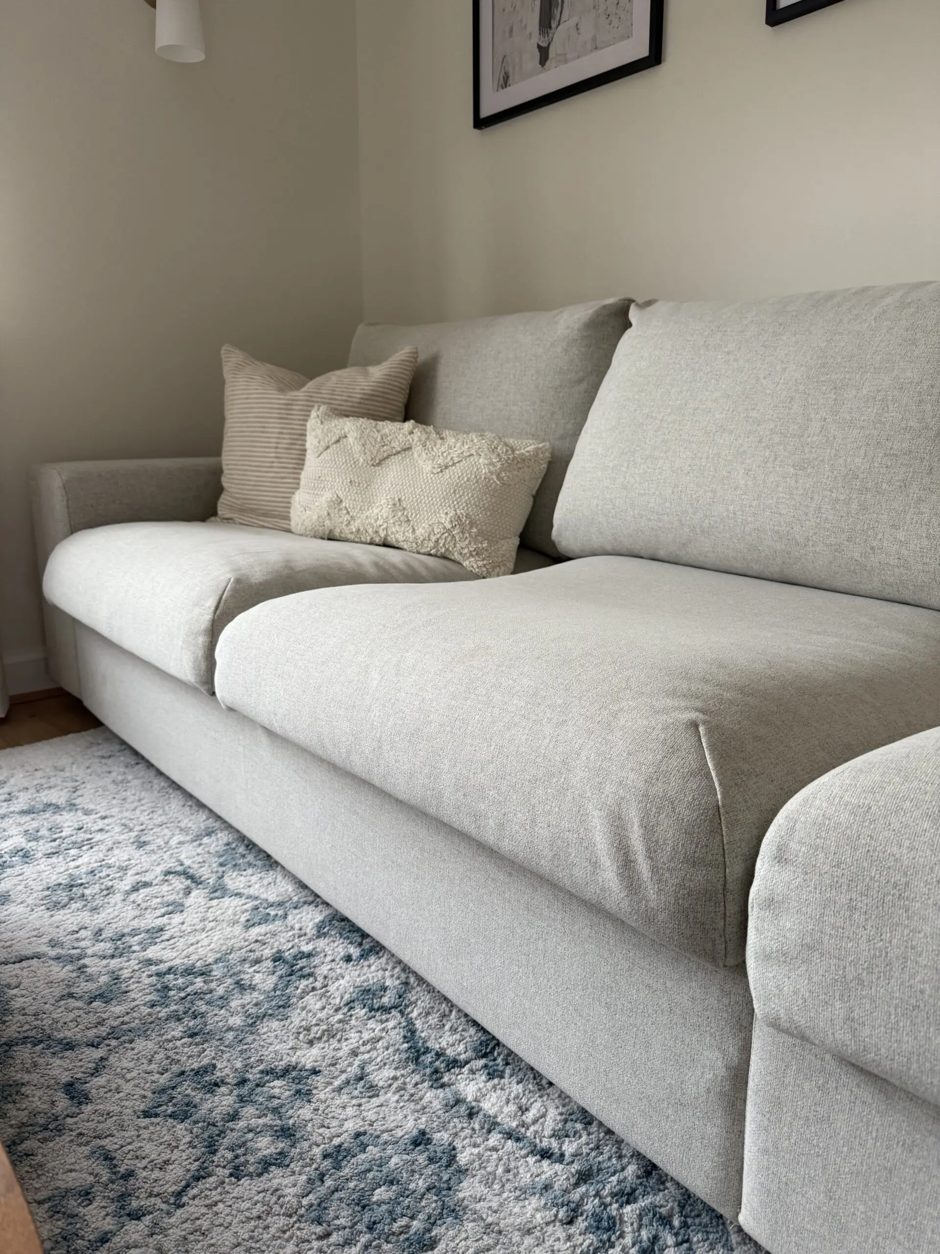 VIMLE 3-seat sofa-bed, Gunnared beige