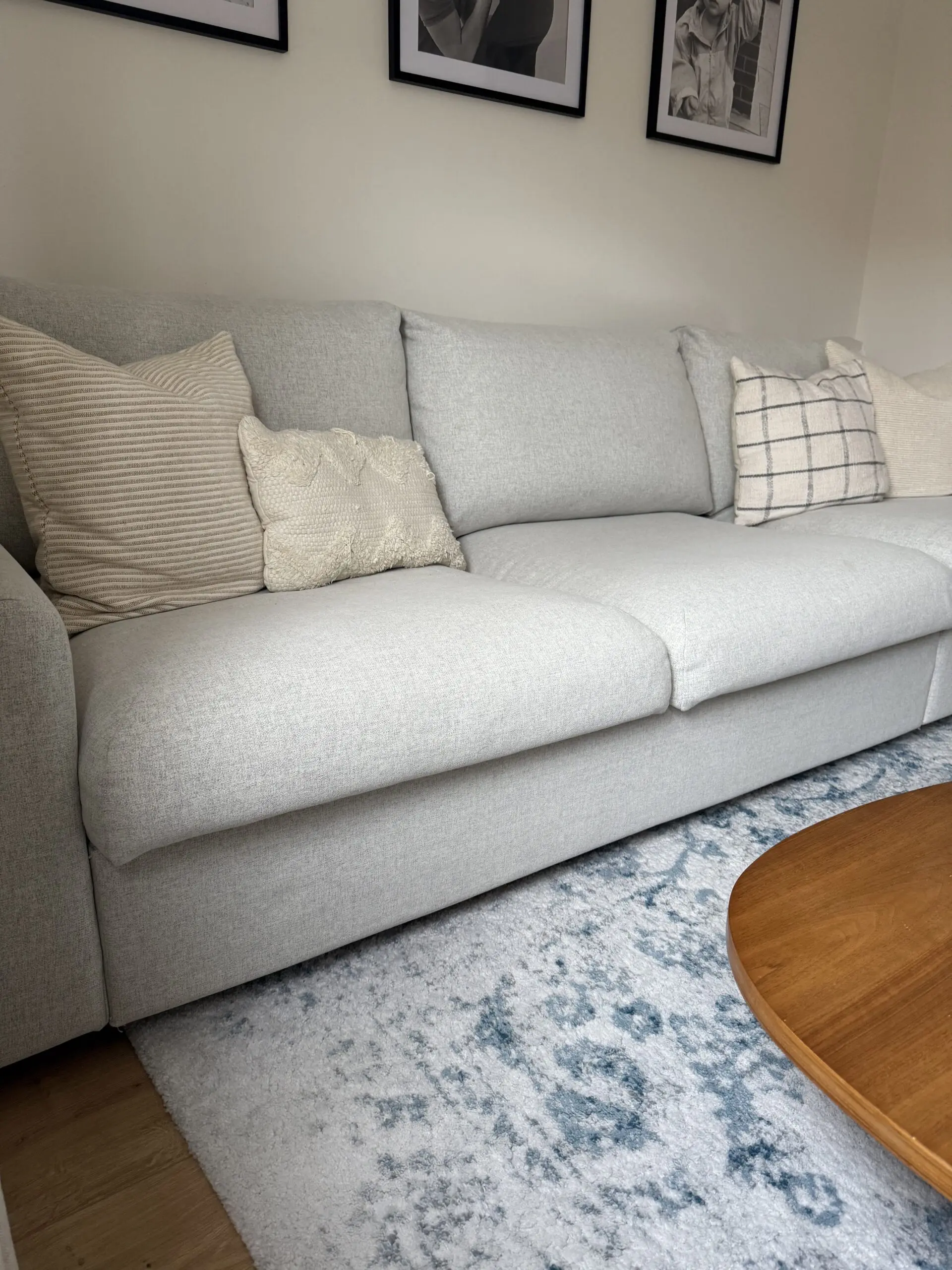 VIMLE 3-seat sofa-bed, Gunnared beige