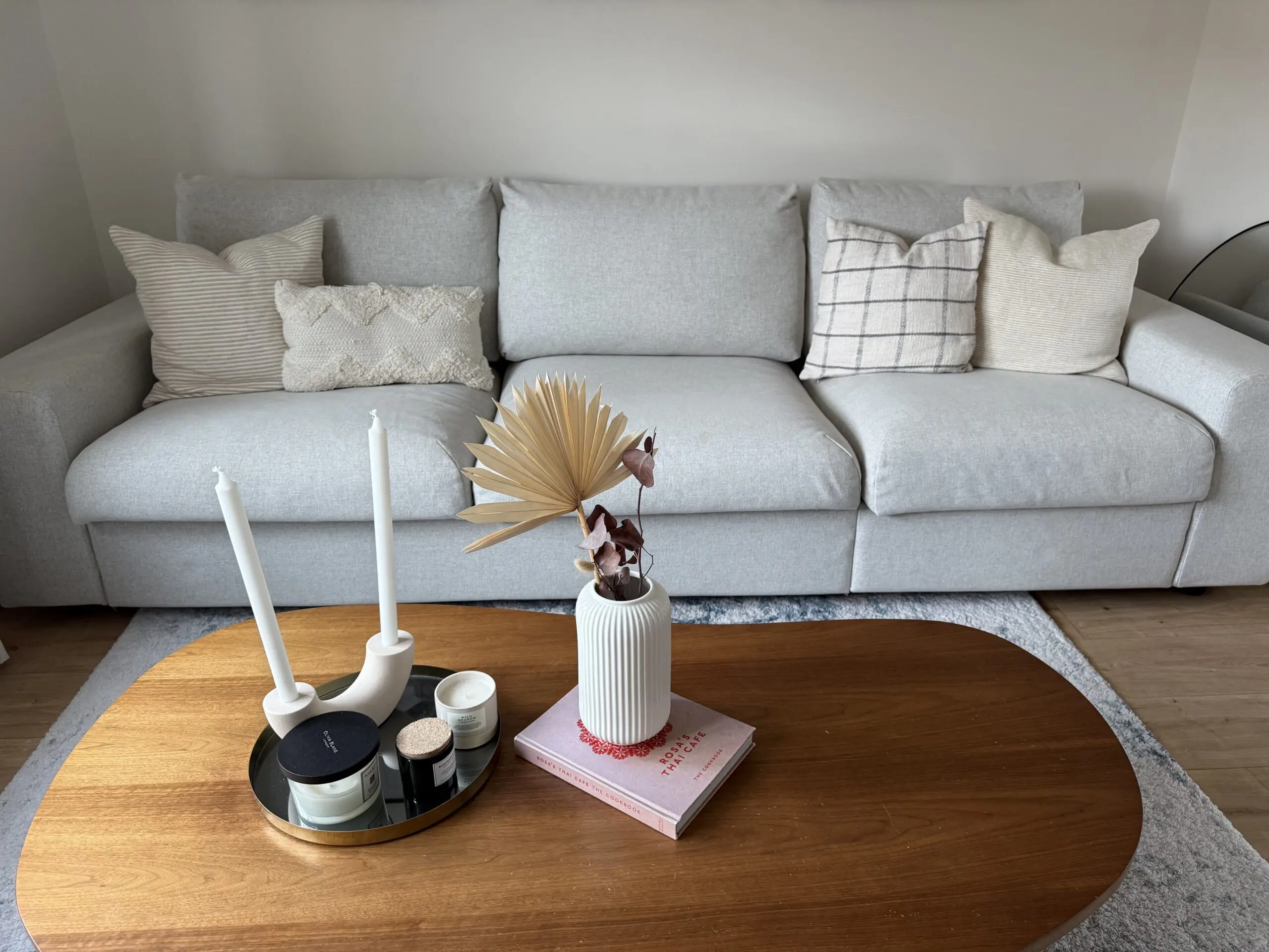 VIMLE 3-seat sofa-bed, Gunnared beige