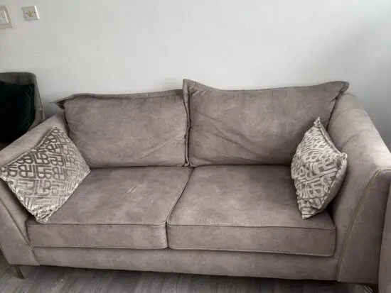 Dfs taupe/grey 3 seater sofax2