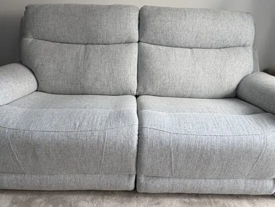 SCS grey 2 recliner seat sofa, Grey, brand new