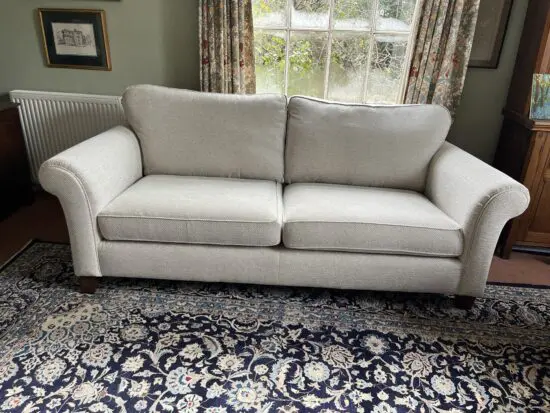 DFS, Cream, Morland Formal, 4 Seater Sofa
