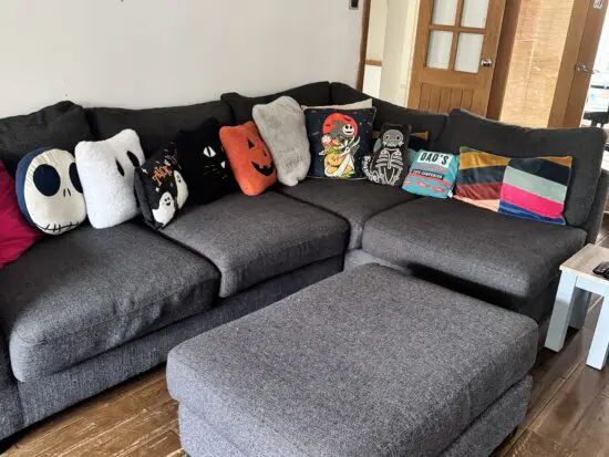 Barker & Stonehouse - Grey L-Shaped Sofa