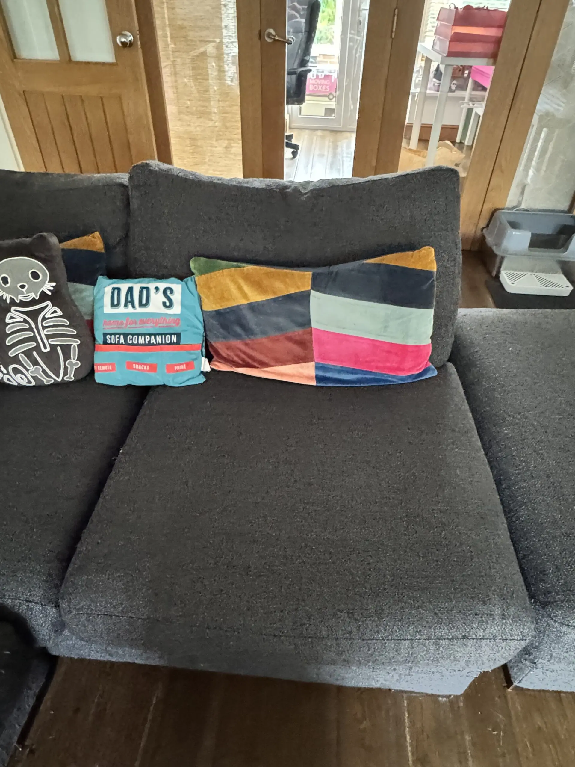 Barker & Stonehouse - Grey L-Shaped Sofa