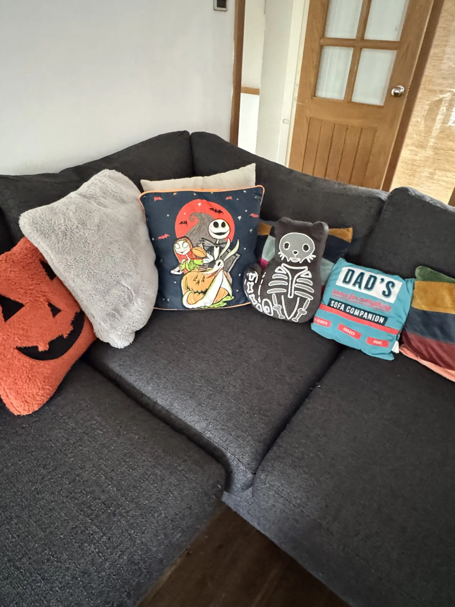 Barker & Stonehouse - Grey L-Shaped Sofa