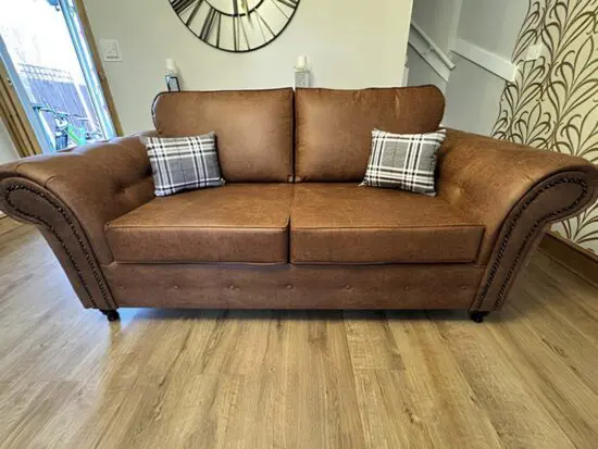 Tan Oakland 3 seater sofa