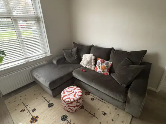 DFS sage Maura chaise sofa