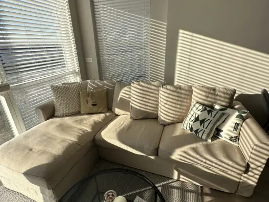 Ikea 3-Seater IKEA Sofa Bed with Chaise Lounge – Excellent Condition