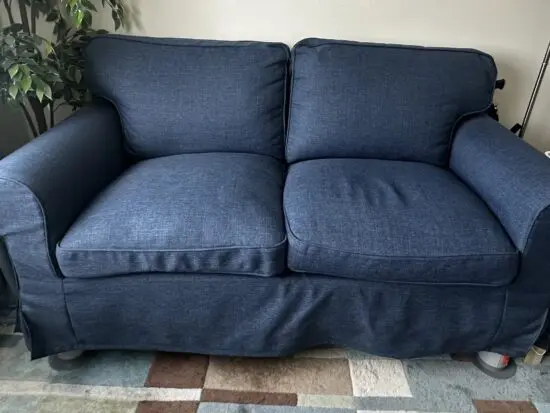 Ikea Ektorp 2-seater sofa Kilanda Dark Blue
