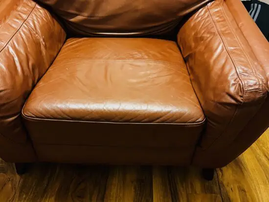 Harvey brown sofa 2 seater, chair and foot stool