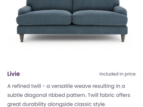 DFS LIVIE SOFA'S ( 2 SOFA SET ) - BRAND NEW - STILL IN PACKAGING - NOT OPENED