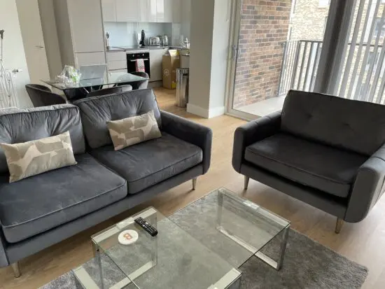 Sofology Grey 3 Seater & Chair Set