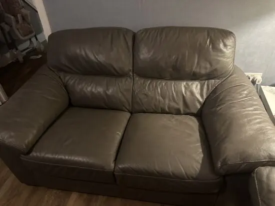Leather sofa