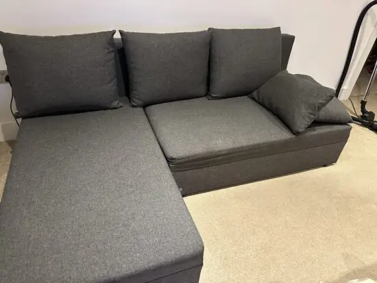 🛋️ Grey Corner SOFA Bed with Storage – Great Condition