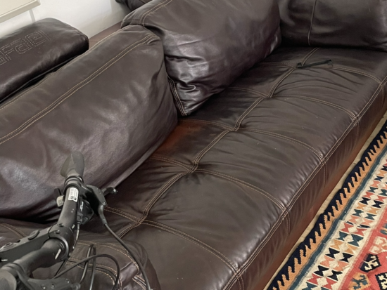 leather couch set